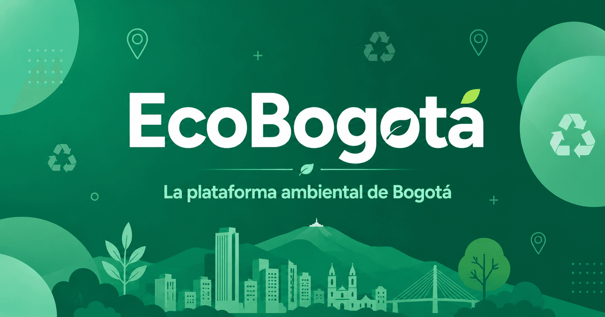EcoBogotá — plataforma ambiental de Bogotá